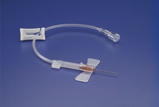 Set Blood Collection Butterfly Saf-T Wing® Blood Collection Set 23 Gauge 3/4 Inch Needle Length Safety Needle 12 Inch Tubing Sterile Blue (50/BX 4BX/CS) by ICU Medical  ID 972312